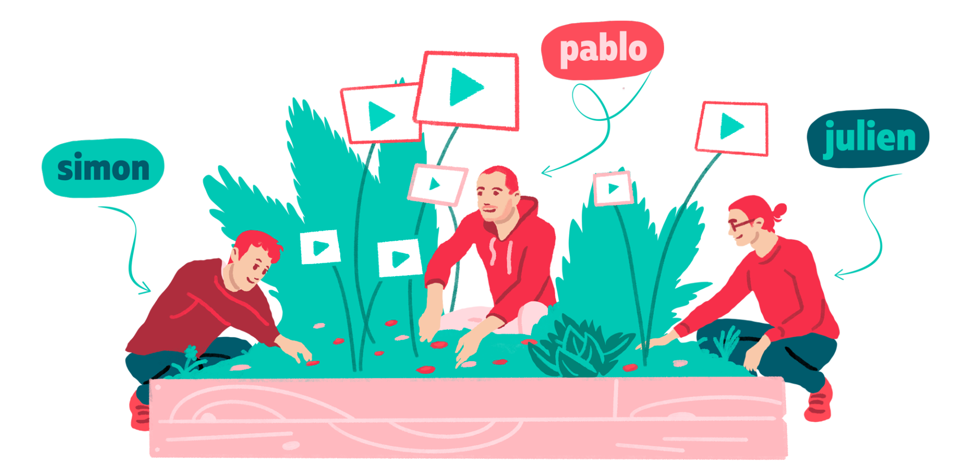 équipe du studio de motion design Fresh Organic Motion