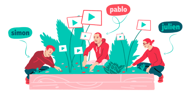 équipe du studio de motion design Fresh Organic Motion