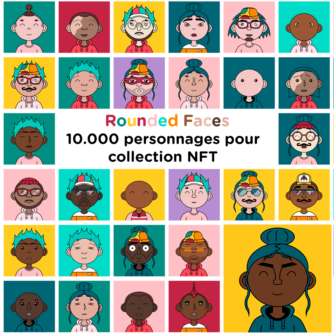 10k personnages pour collection nft