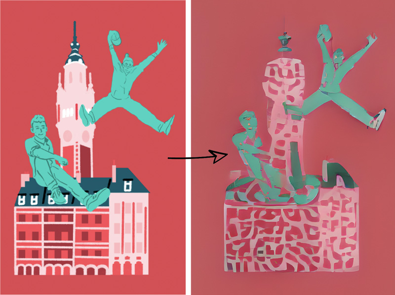 How artificial intelligence can transform an image