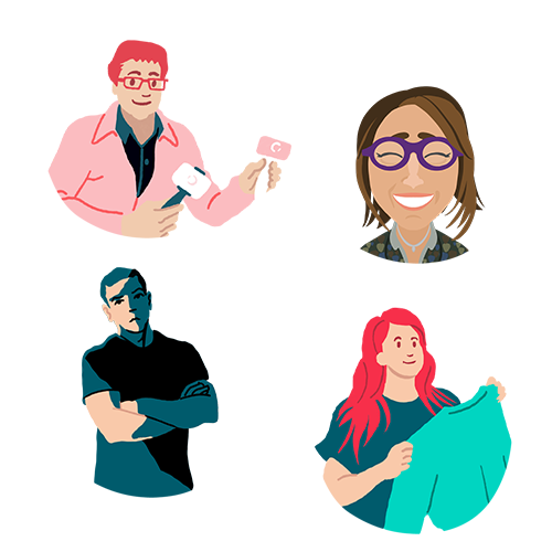Les personnages de vos motion design